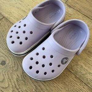 Crocs Kids Crocband Lightweight Slip-On Clogs
- Lavendar